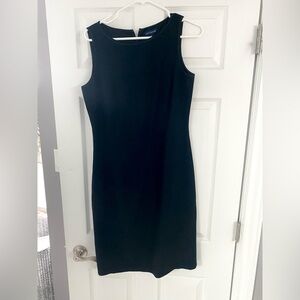🖤 Ann Taylor Classic Sleeveless Dress w/ White Stitching •  • Lined 🖤